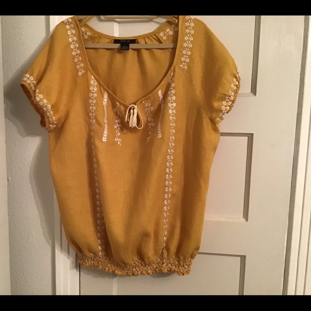 Style and Co. convertible off-the-shoulder top